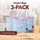 Project Bags - 3 Pack - All - in - Light Pink - MadamSew