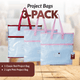 Project Bags - 3 Pack - Two Light Pink - MadamSew