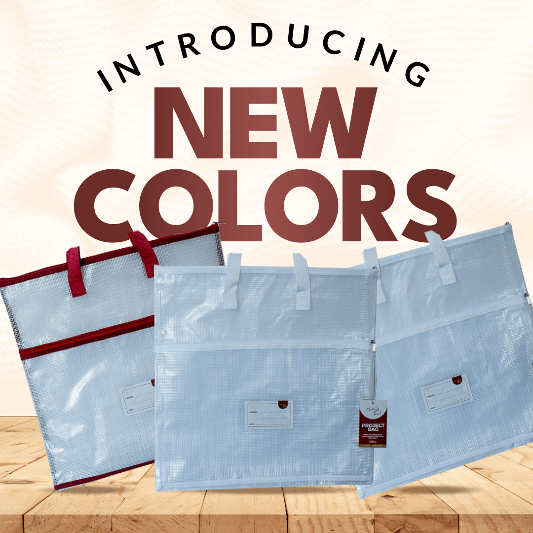 Project Bags - 3 Pack - Two White - MadamSew