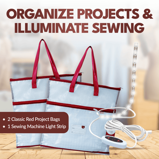 Project Bags & Light Strip Bundle - MadamSew