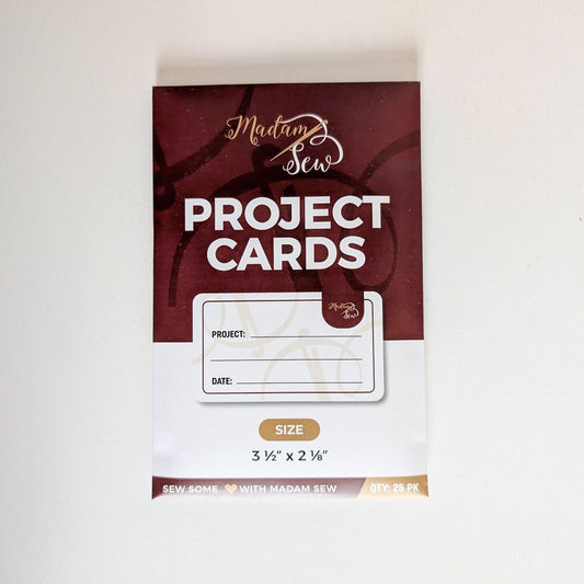 Project Cards – Refill Pack of 25 - MadamSew