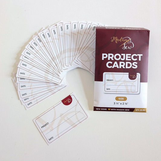 Project Cards – Refill Pack of 25 - MadamSew