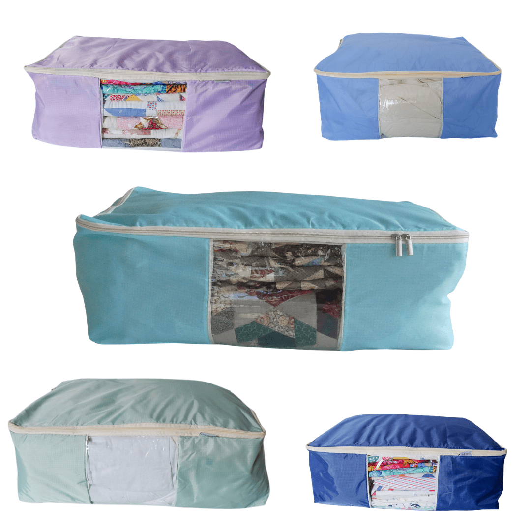 Quilt Storage Bag - Standard Size 22” x 15” x 8” - Breathable - 5 color options - MadamSew
