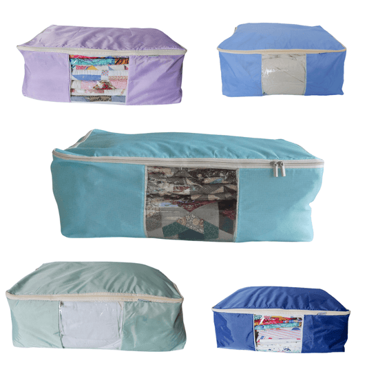 Quilt Storage Bag - Standard Size 22” x 15” x 8” - Breathable - 5 color options - MadamSew