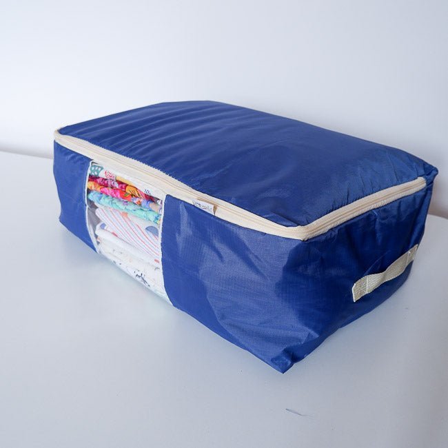 Quilt Storage Bag - Standard Size (22"L x 15"W x 8"H) - Night Fall Blue - MadamSew