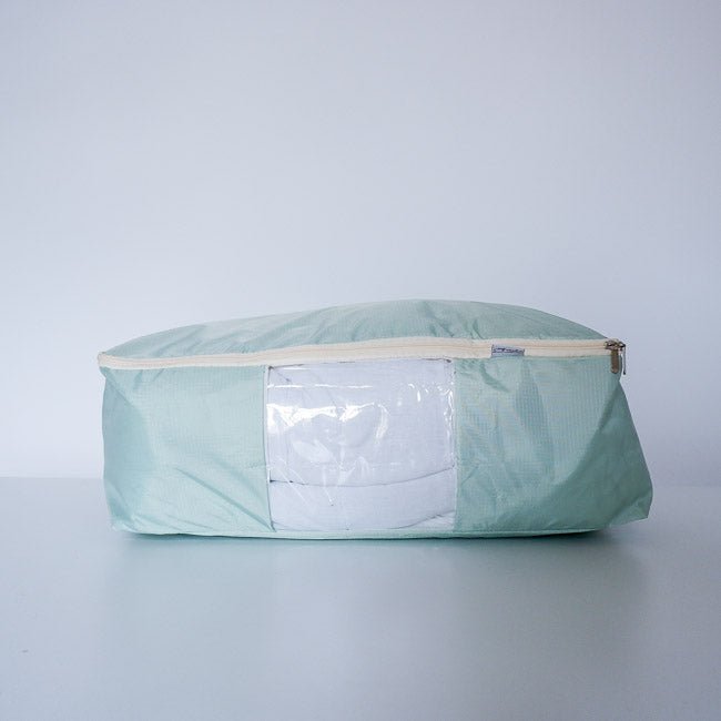 Quilt Storage Bag - Standard Size (22"L x 15"W x 8"H) - Winter Green - MadamSew