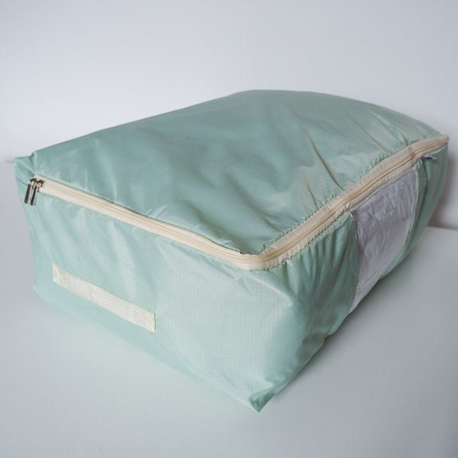 Quilt Storage Bag - Standard Size (22"L x 15"W x 8"H) - Winter Green - MadamSew