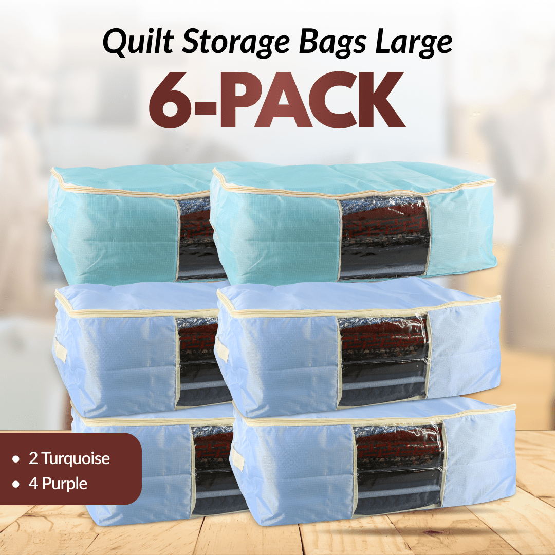 Quilt Storage Bags - 6 Pack - Large Size - MadamSew