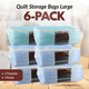 Quilt Storage Bags - 6 Pack - Large Size - MadamSew