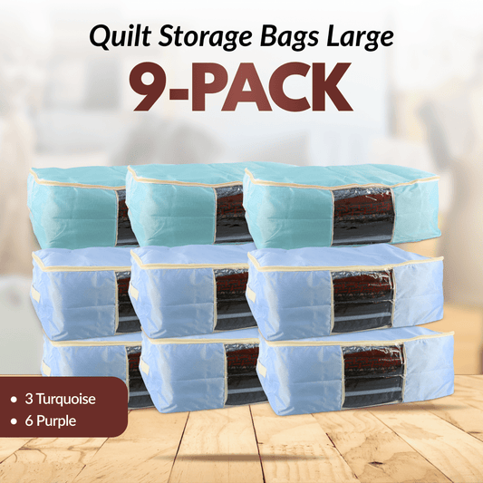 Quilt Storage Bags - 9 Pack - Large Size - MadamSew