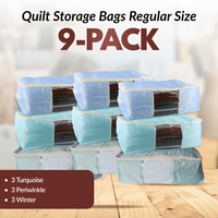 Quilt Storage Bags - 9 Pack - Regular Size - MadamSew