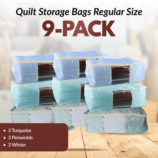Quilt Storage Bags - 9 Pack - Regular Size - MadamSew