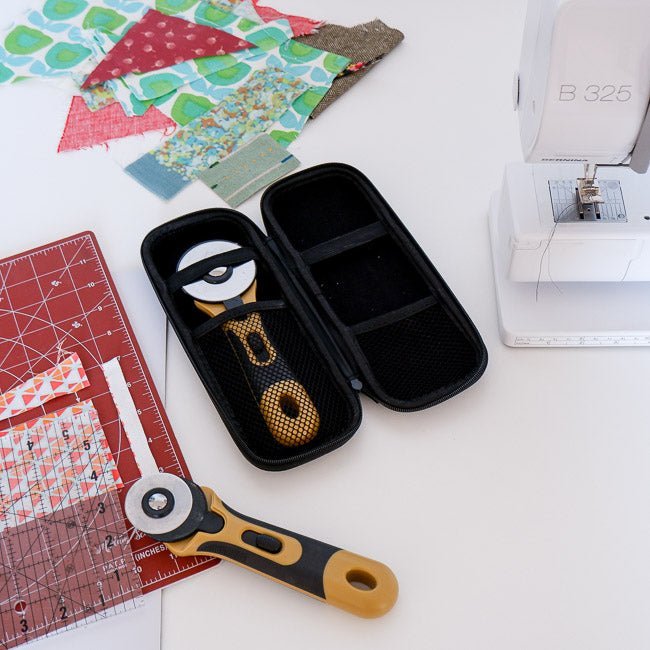 Rotary Cutter Case - Safe Storage For Your Cutter, Spare Blades & Scissors! - MadamSew