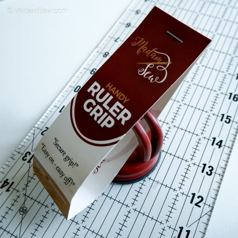 Ruler Grip - Ruler Handle with Suction Cup - MadamSew