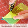 Seam Guide Ruler + FREE Magnetic Seam Guide - Evergreen - MadamSew