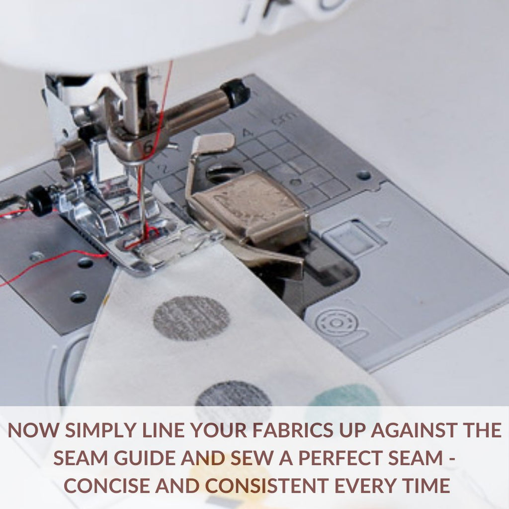 Seam Guide Ruler + FREE Magnetic Seam Guide - Evergreen - MadamSew