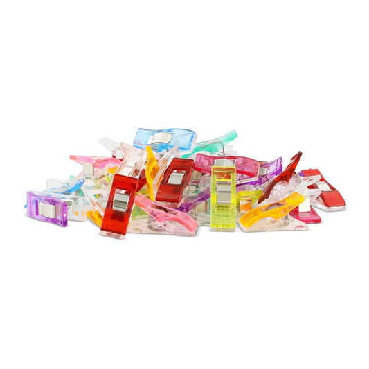 Sewing Clips - multicolor - 50 pcs/box - MadamSew