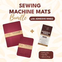 Sewing Machine Mats Bundle with Adhesive Rings - MadamSew
