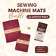 Sewing Machine Mats Bundle with Adhesive Rings - MadamSew