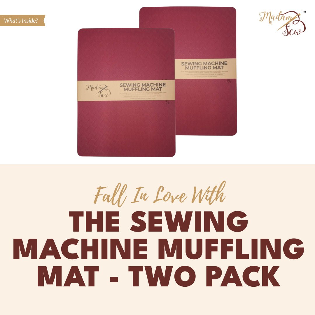 Sewing Machine Muffling Mat - 2 Items Bundle - MadamSew