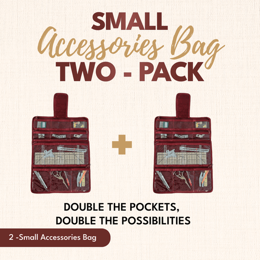 Small Accessories Bag - Two Pack - MadamSew