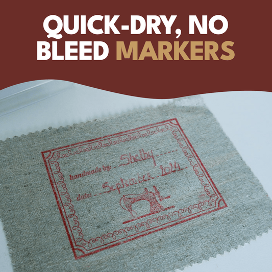 Stamp, Ink & Marker Bundle - Red - MadamSew