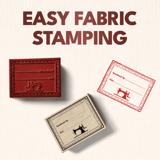 Stamp, Ink & Marker Bundle - Red - MadamSew