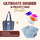 Ultimate Binder & Project Bag Bundle - Navy with White - MadamSew