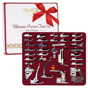 Ultimate Presser Foot Set - 32 metal Feet in a Box by MadamSew