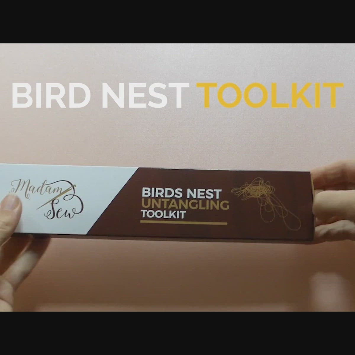 Birds Nest Toolkit Sewing Machine Birdnesting MadamSew