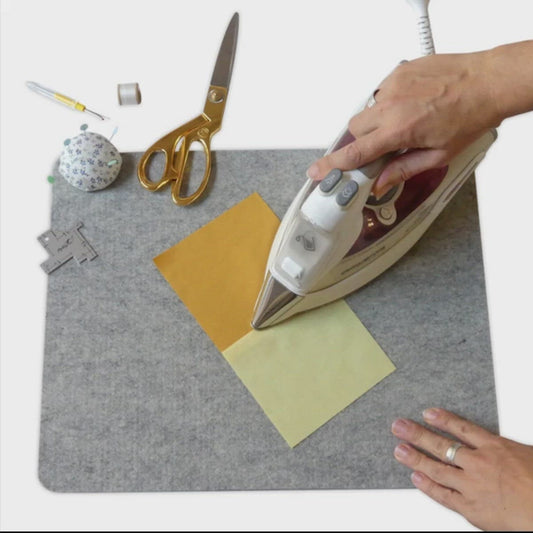 all the features of a wool pressing mat for sewing and quilting