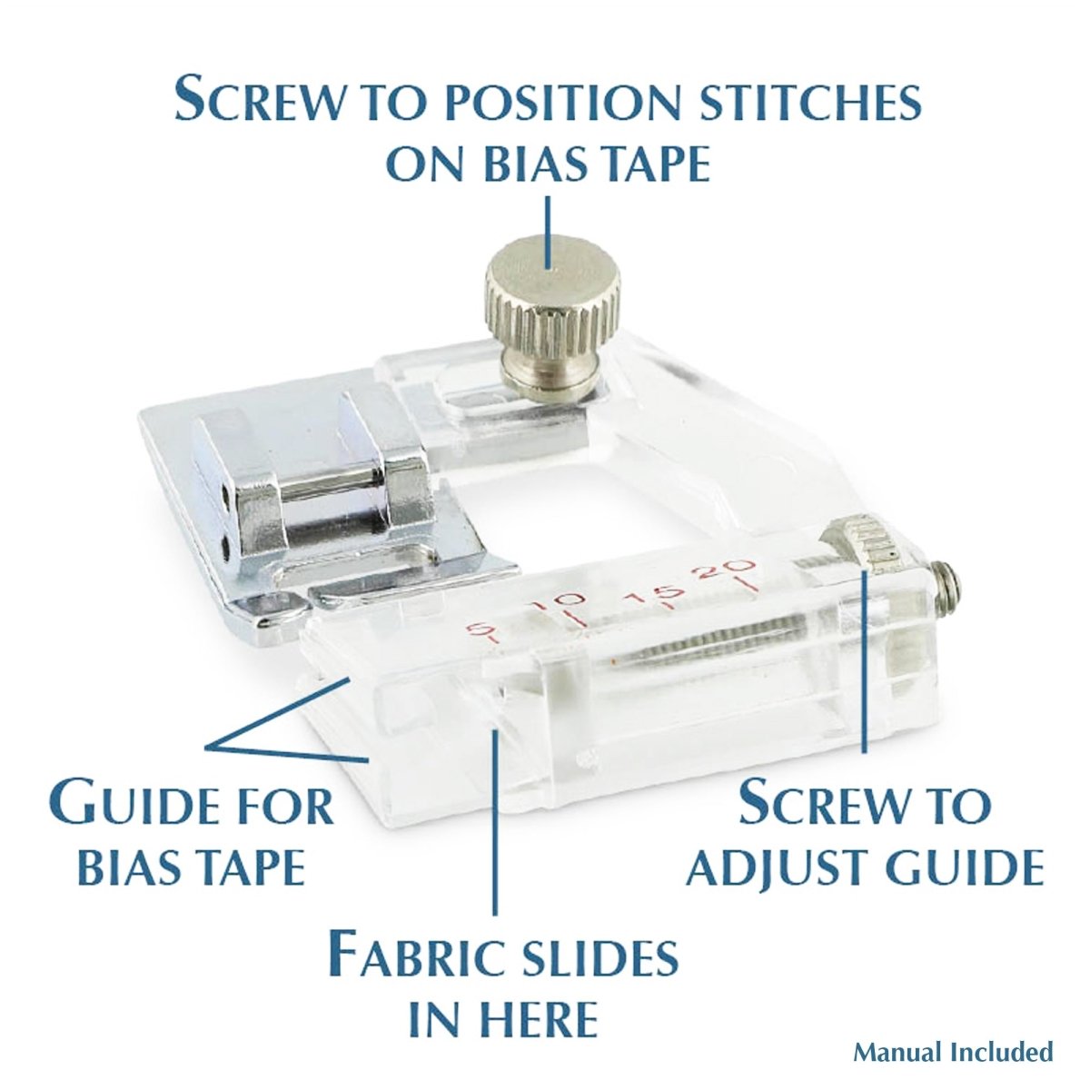 IMZAY Bias Tape Makers Set Different Sizes Bias Tape Maker Plastic