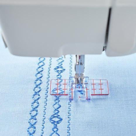 Border Guide Presser Foot - Make Perfect Parallel Stitches Without Marking - MadamSew
