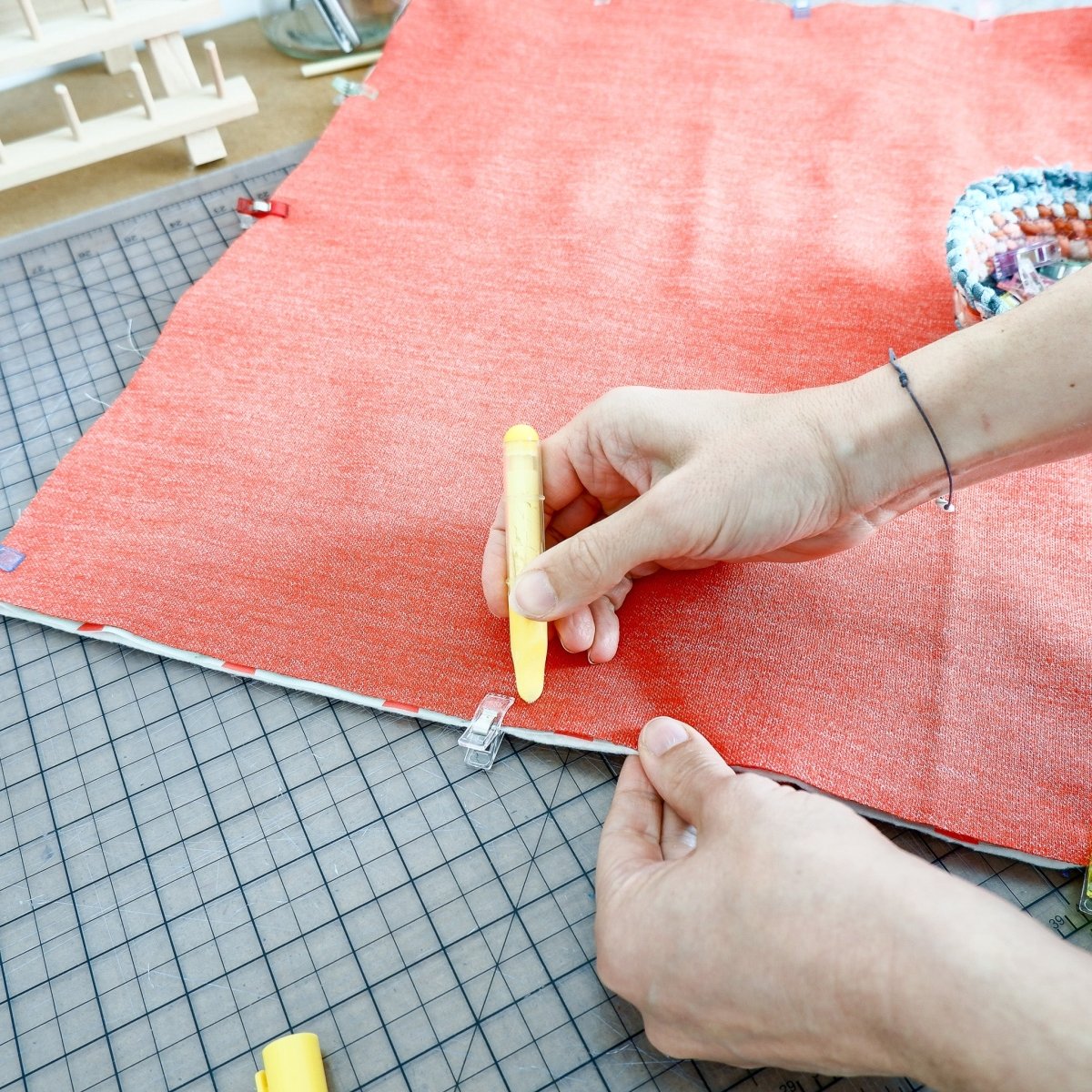 Sewing Chalk Marker for Fabrics (Yellow) – MadamSew