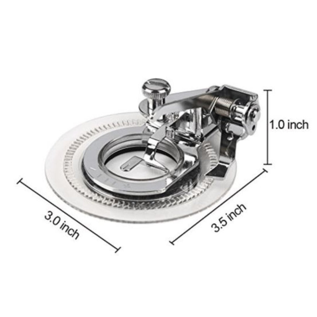 Flower Stitch (Daisy) Presser Foot with Measurements