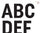 Heat Transfer Vinyl Starter Stencils -  alphabet
