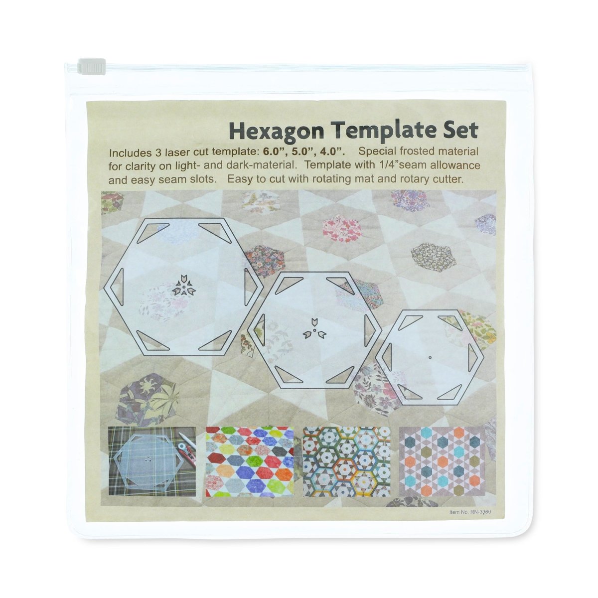 Hexagon Patchwork Template Sets MadamSew