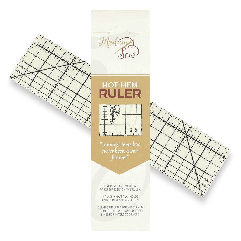 Hot Hem Ruler - More than just an ironing tool !