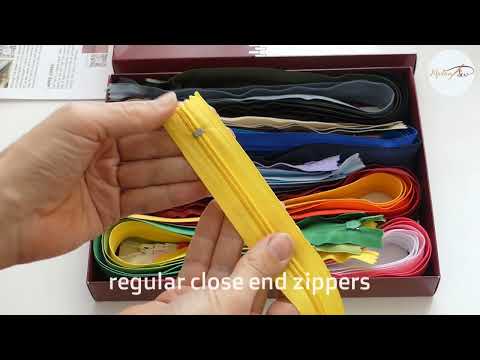 Zippers Sets - 44 pcs/box - 22 colors - 2 sizes – MadamSew
