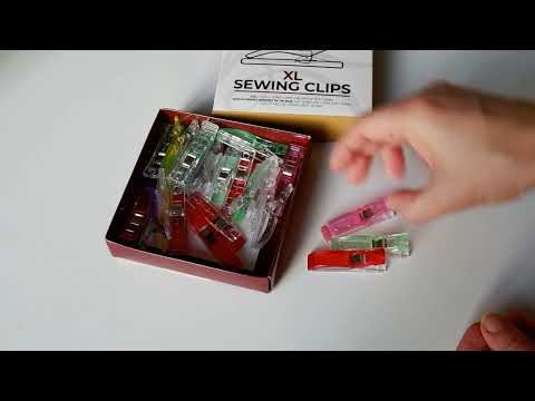 video showing the wonderful MadamSew Extra Large Sewing Clips 