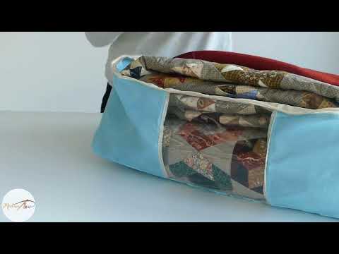 Storage Bags for Quilts, throws, pillows, blankets in color
