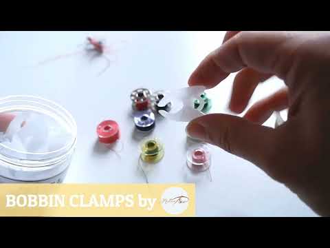 Sewing Bobbin Clips Plastic Bobbins Thread Spool Holder Clamp for Sewing  Machine