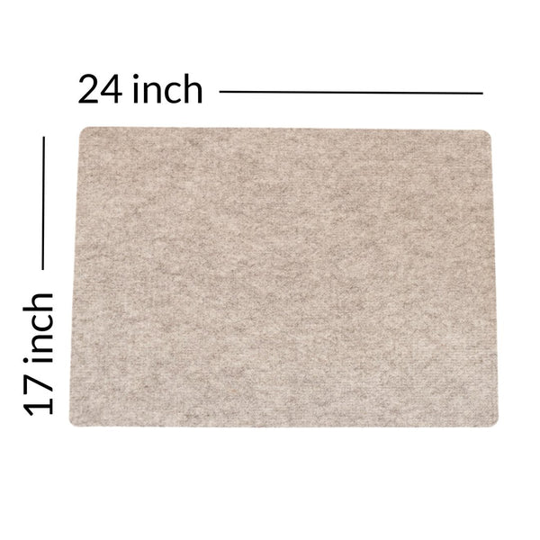 Wool Pressing Mat for Quilting 18 x 24” Plus 10 x 10″ Portable