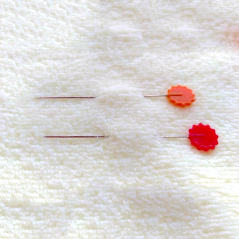 Floral Pins Long Straight Pins For Sewing Blocking Knitting Pins