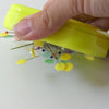 Magnetic Pin Cushion shown holding pins and picking pins up.
