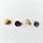 2 colors of buttons of the metal snap button set on display