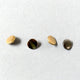 2 colors of buttons of the metal snap button set on display