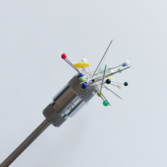 Magnetic  Needle and Pin Retriever with sewing pins