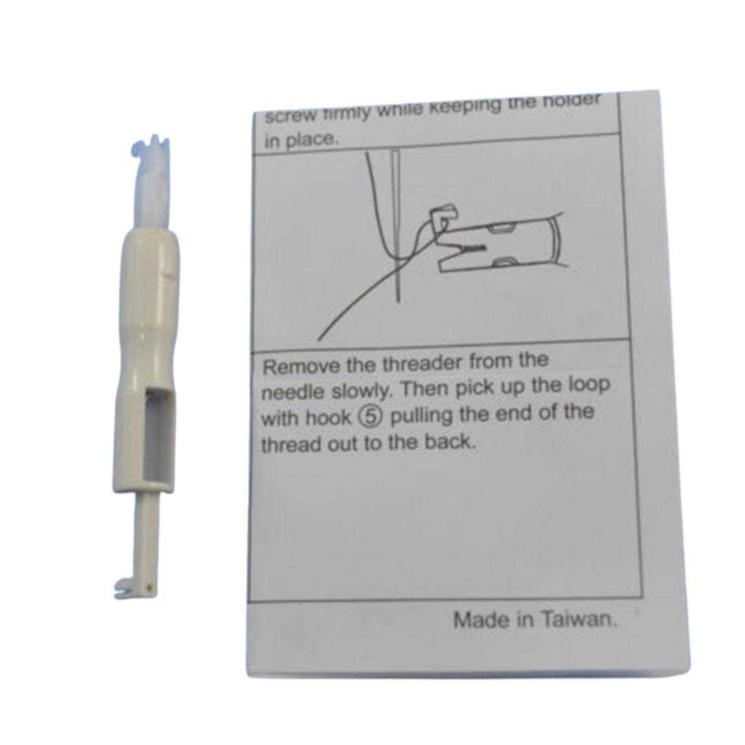 needle threader and the manual insert