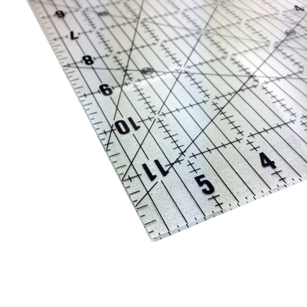Quilting Ruler, 12.20 X 1.97 Inch Clear Scale Highly Durable Acrylic Sewing  Ruler Transparent Flexible Cutting Ruler Clear Ruler For Cutting Fabric